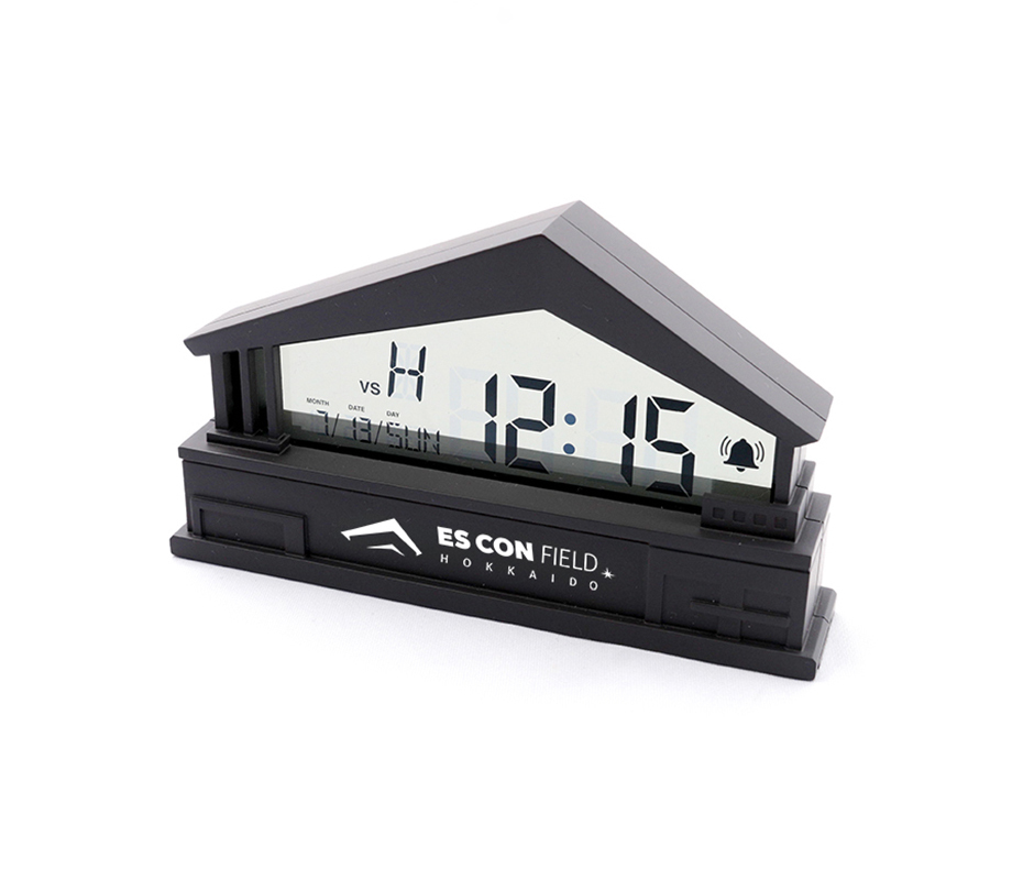 日本ハムファイターズ／ファイターズ讃歌アラーム音／エスコンフィールド型デジタル時計／非売品