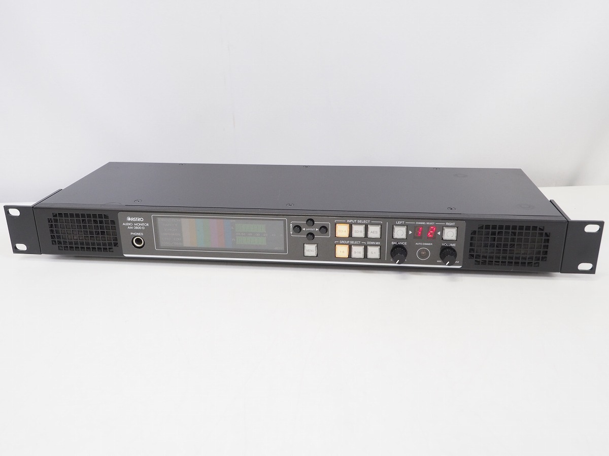 ASTRO AM-3800-D オーディオモニター ラウドネスモニター 映像制作向け音声モニター *427571