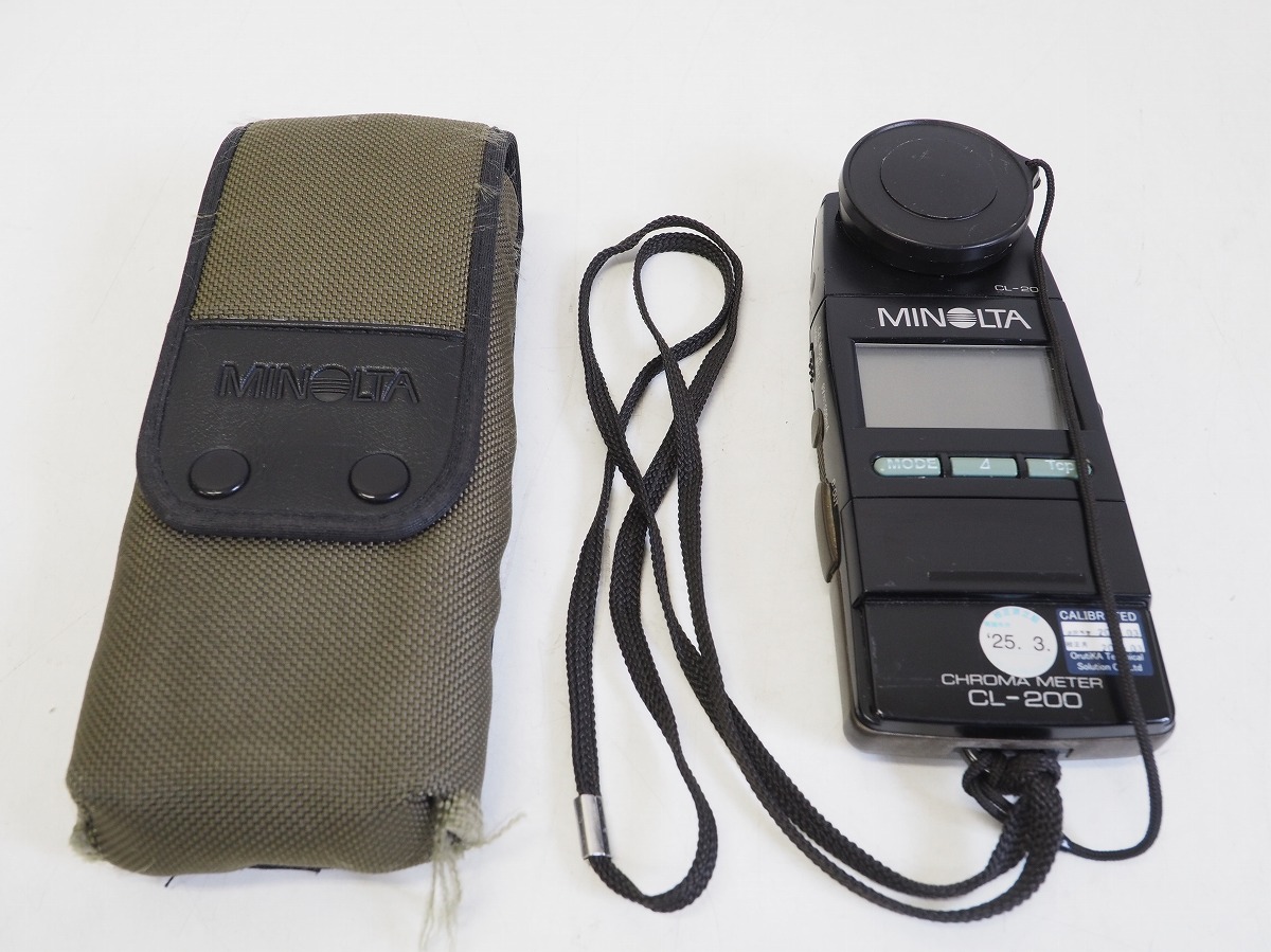 校正日2025年3月 MINOLTA ミノルタ 色彩照度計 CL-200 簡易確認済み *445993
