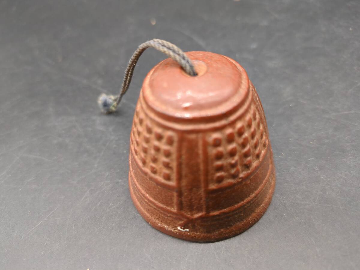 店150　南部鉄器　風鈴（釣鐘型）伝統工芸品　茶道具