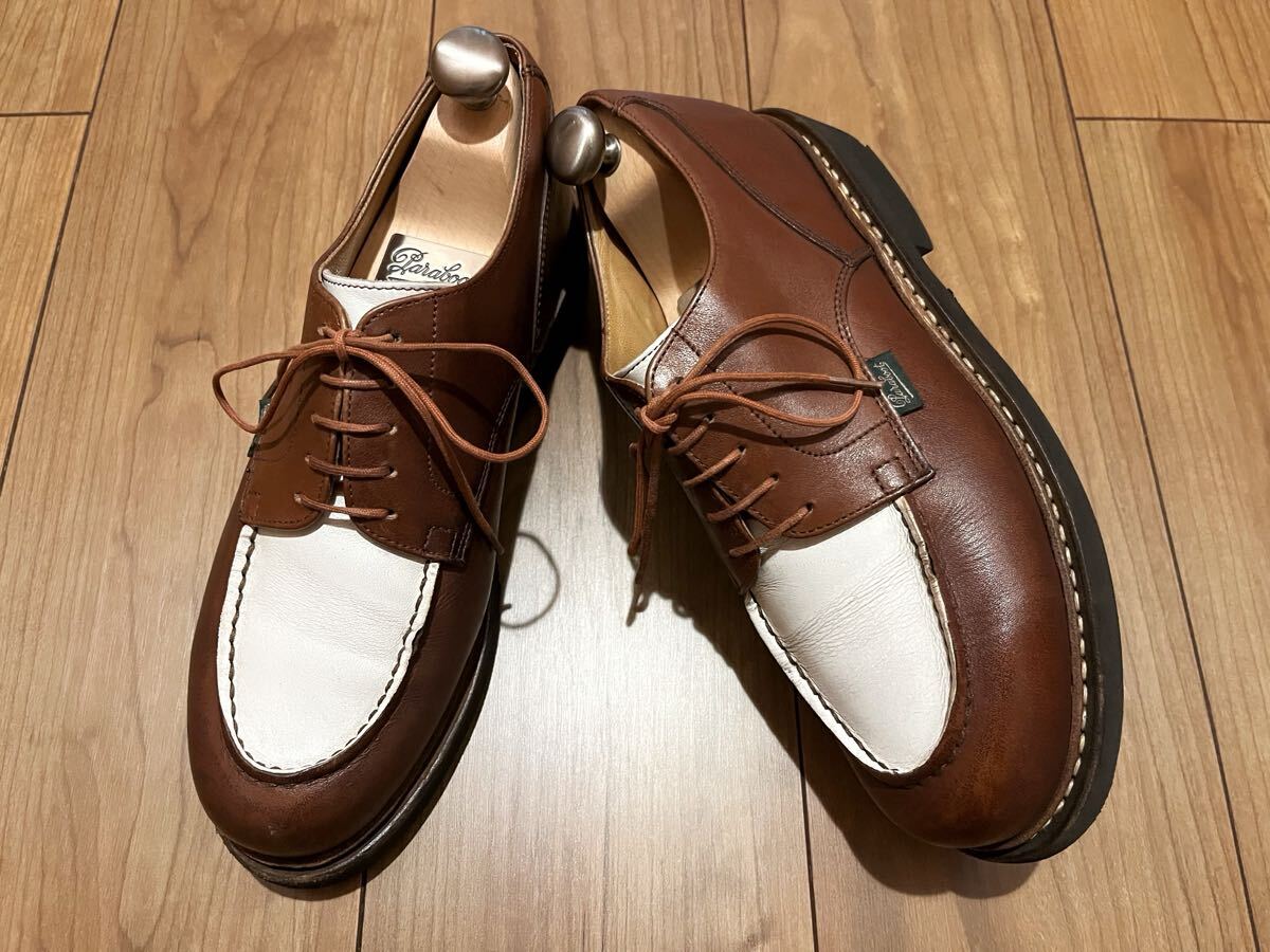 激レアBeams別注★Paraboot バイカラー シャンボード サイズ5H CHAMBORD パラブーツ ミカエル ランス