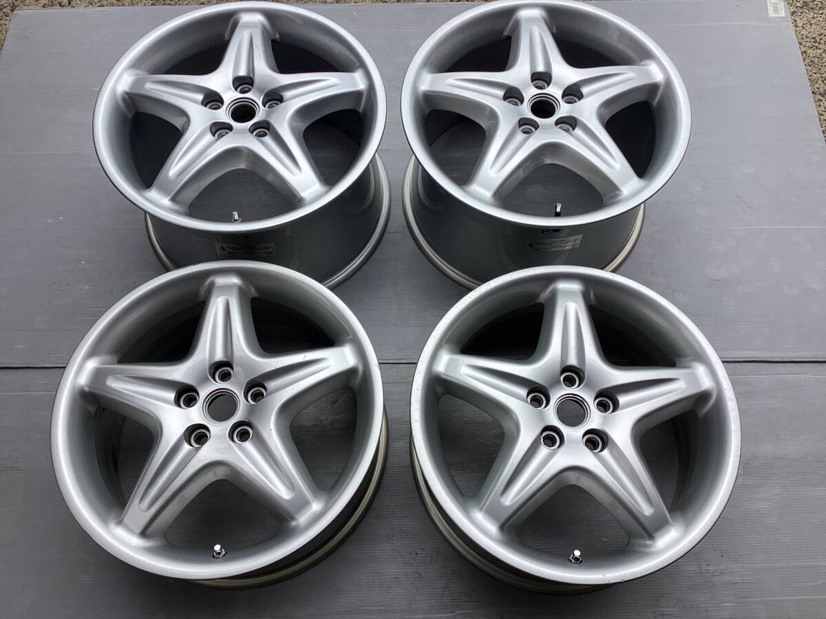 M9225 フェラーリ F355 純正 F 7.5J +46.15 R 10J +77.9 108/5H 67.1Φ 18インチアルミ4本組☆彡 Ferrari F355 SPEEDLINE製 SL804 SL805 