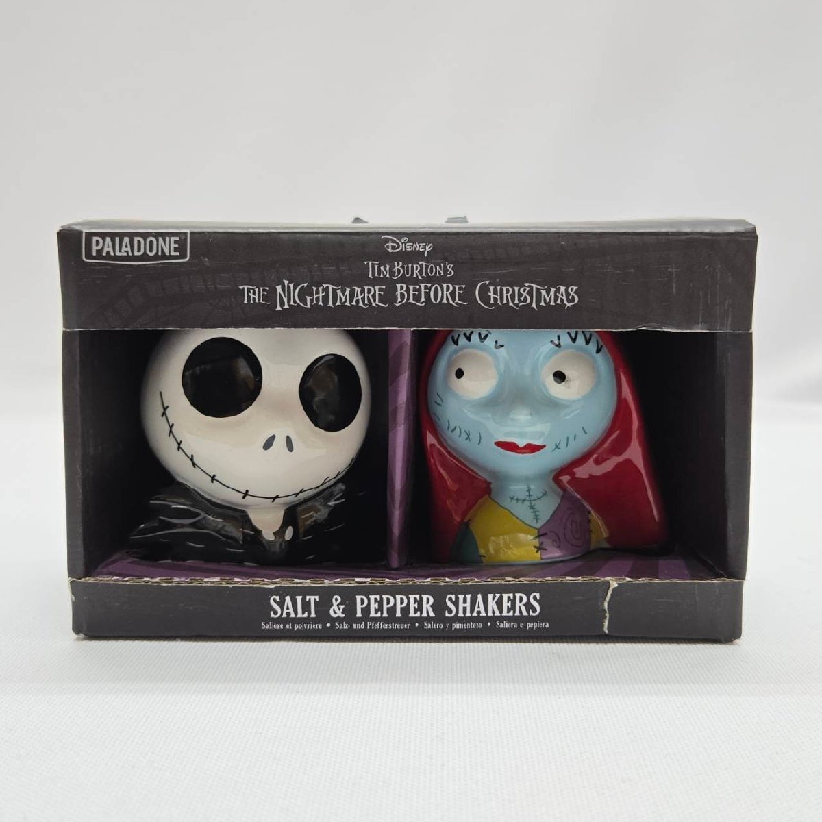THE NIGHTMARE BEFORE CHRISTMAS 陶器製 ソルト＆ペッパーシェイカーズ ナイトメア ディズニー グッズ キッチン 調理器具