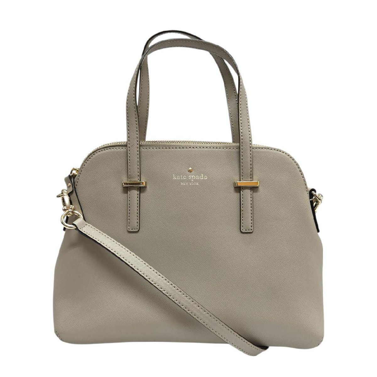 Kate spade ケイトスペード 2way ショルダーバッグ ハンドバッグ グレージュ系 鞄 レディース ブランド