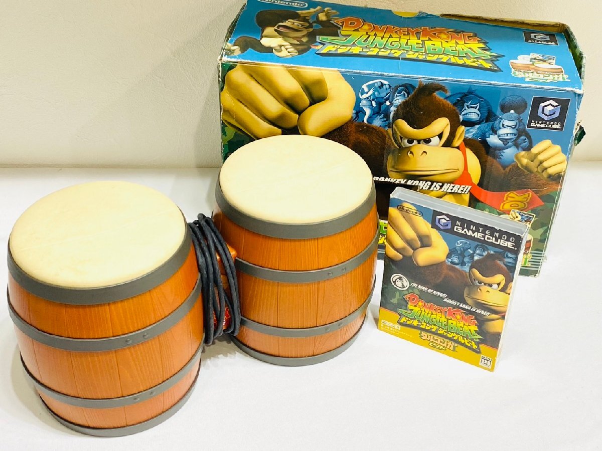 任天堂 NINTENDO GAME CUBE ゲームキューブ ドンキーコング ジャングルビート タルコンガ 箱付き