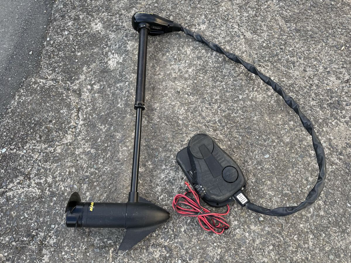 ミンコタ maxxum44 モーターガイド 44lbs フットコン エレキモーター 電動モーター MotorGuide KOTA 動作品 バス釣り　手渡しのみ 釣り