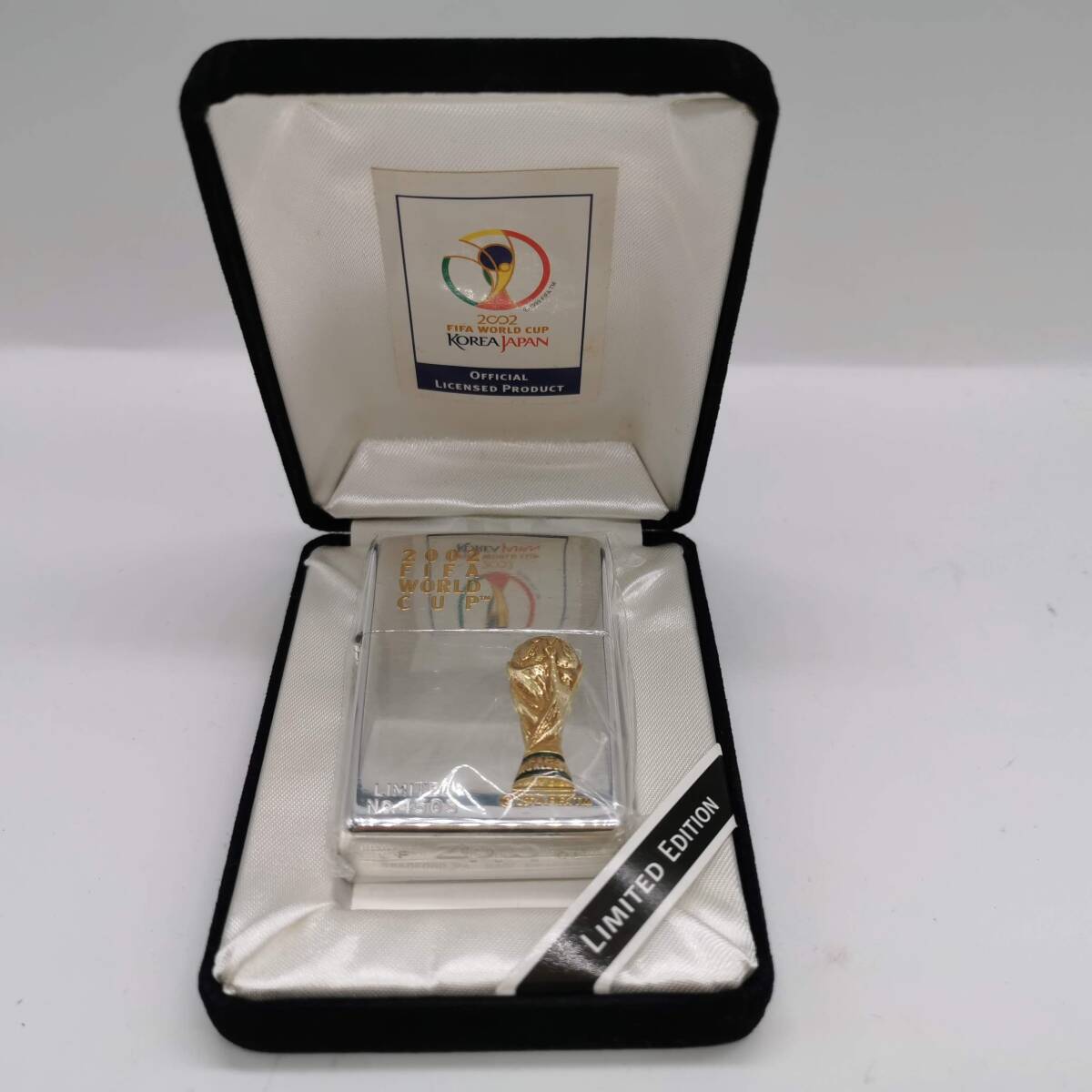 180107S79-0210S2■Zippo ジッポ■2002 FIFA サッカー ワールドカップ LIMITED EDITION 未使用品 ケース付属 ライター