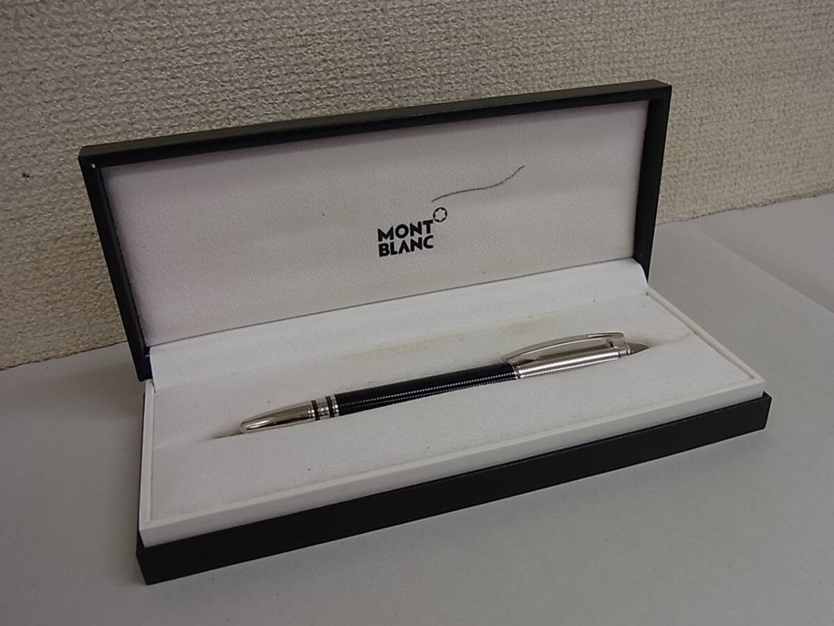 180202K70-0210K■モンブラン MONT BLANC■スターウォーカー アルティメットカーボン ボールペン 箱付／中古品