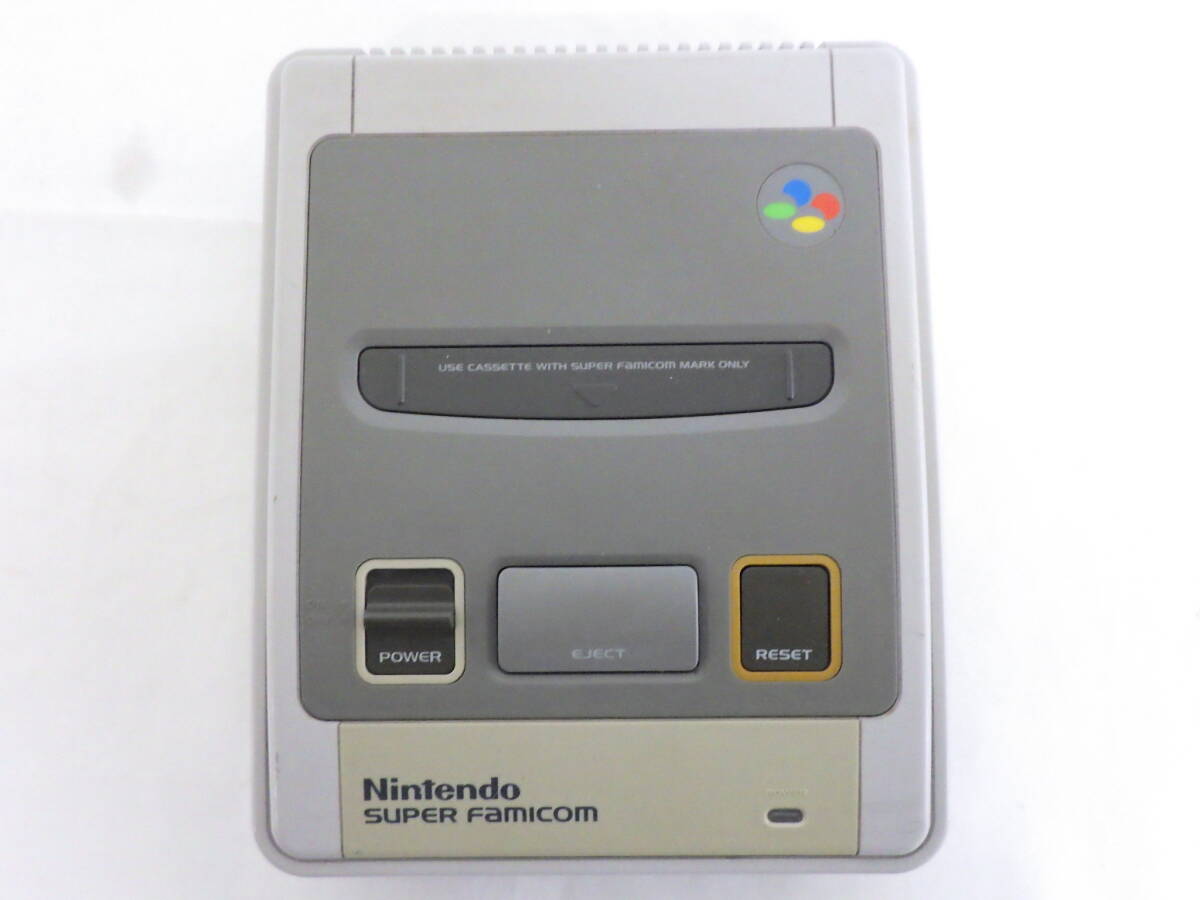 043D482B♪任天堂 Nintendo SFC 後期型 スーパーファミコン 1Chip 01 SHVC-001 本体のみ 動作OK 中古