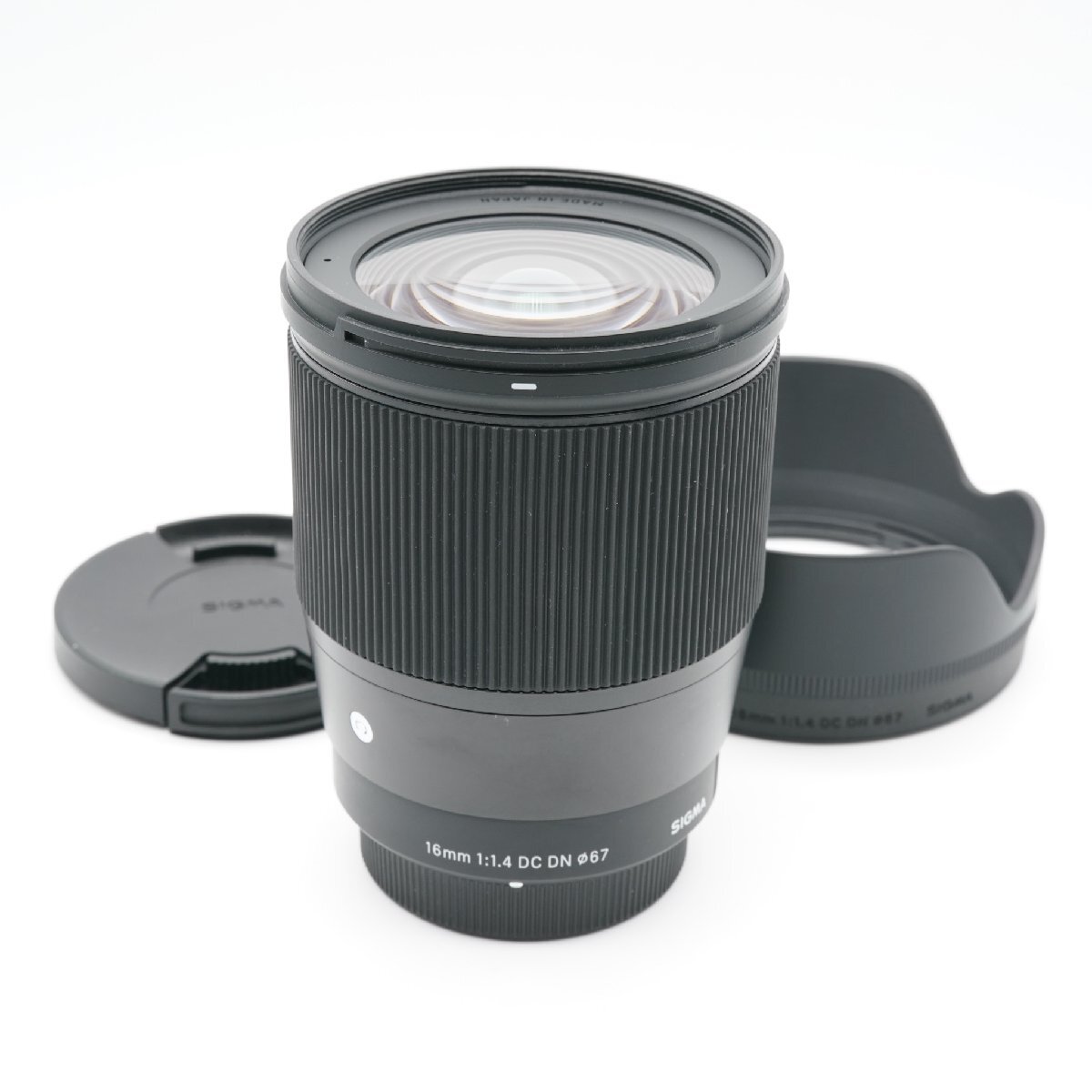 ほぼ新品 SIGMA シグマ 16mm F1.4 DC DN Contemporary マイクロフォーサーズ あると嬉しい純正ケース付！