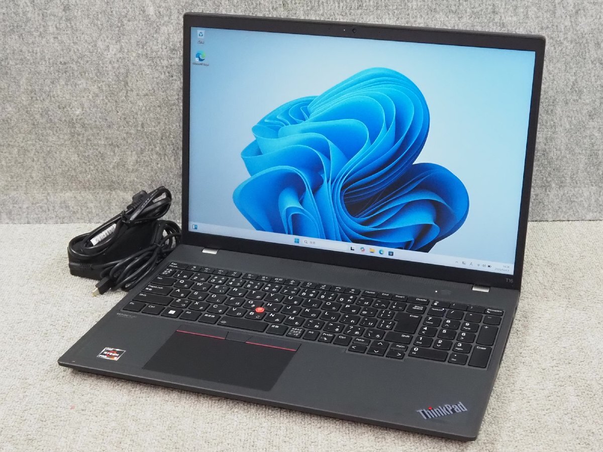 [724] ☆ Win11認証済 ☆ Lenovo ThinkPad T16 Gen1 ☆ AMD Ryzen 5 PRO 6650U 2.90GHz/16GB/SSD 256GB/Radeon Graphics