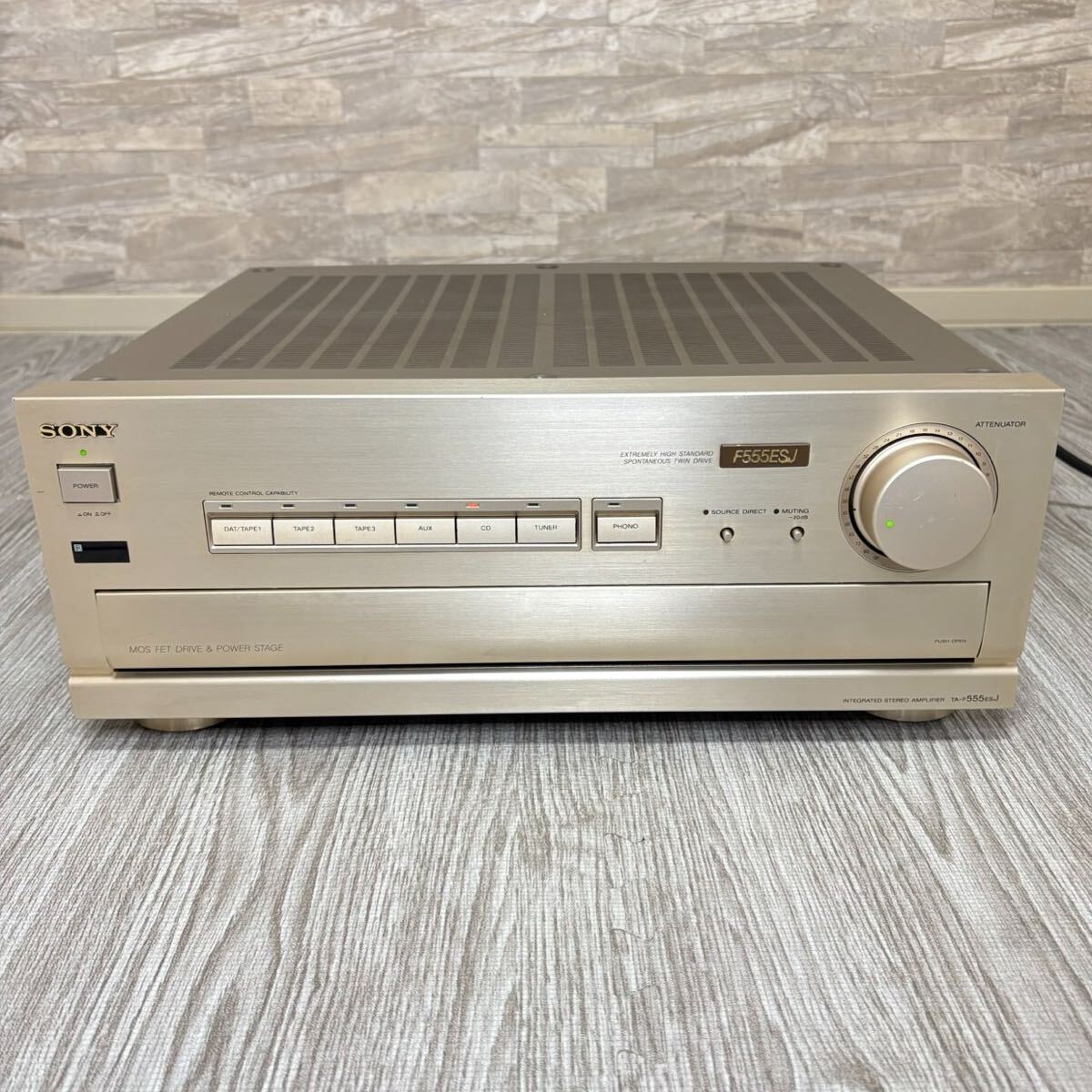 SONY ソニー プリメインアンプ TA-F555ESJ INTEGRATED STEREO AMPLIFIER