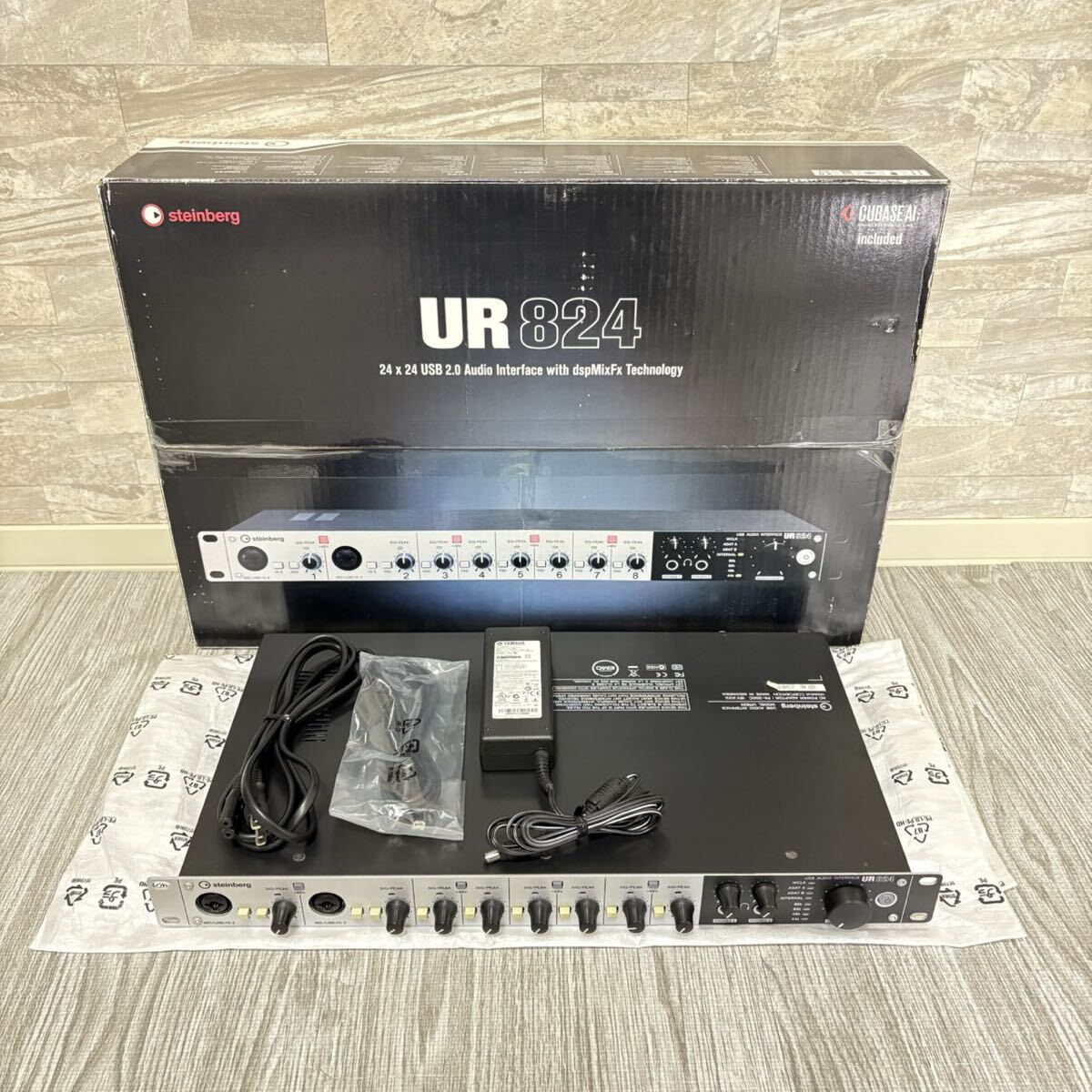 Steinberg スタインバーグ オーディオインターフェース UR824 ラックマウント 1U 24bit/192kHz 対応 USB 2.0