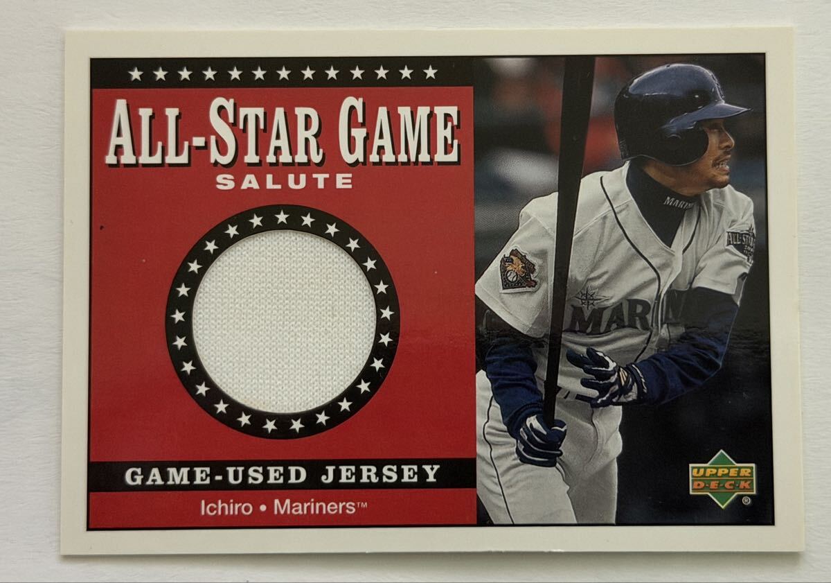 Upper Deck イチロー Ichiro Game used Jersey マリナーズ オールスターゲーム　2001年
