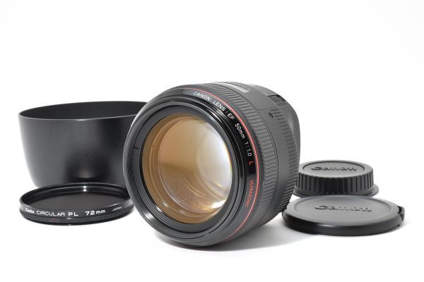 完動美品 Canon Lens EF 50mm F1.0 L USM AF Standard Lens + ES-79 超大口径 単焦点 標準レンズ キヤノン EF Mount フルサイズ対応 #7932
