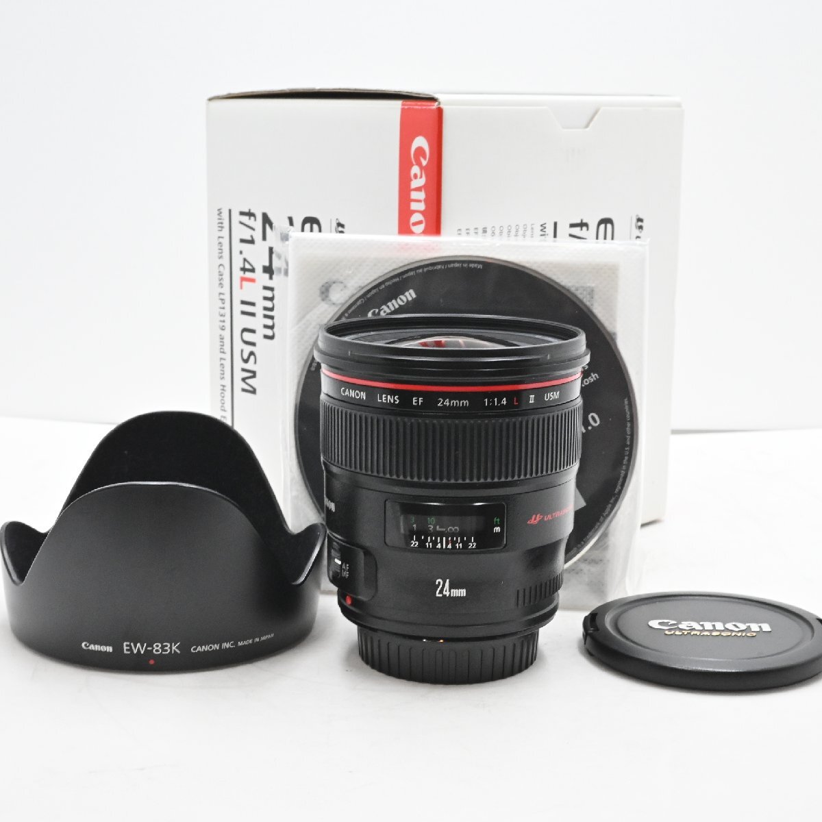 極上品★★★Canon 単焦点広角レンズ EF24mm F1.4L II USM
