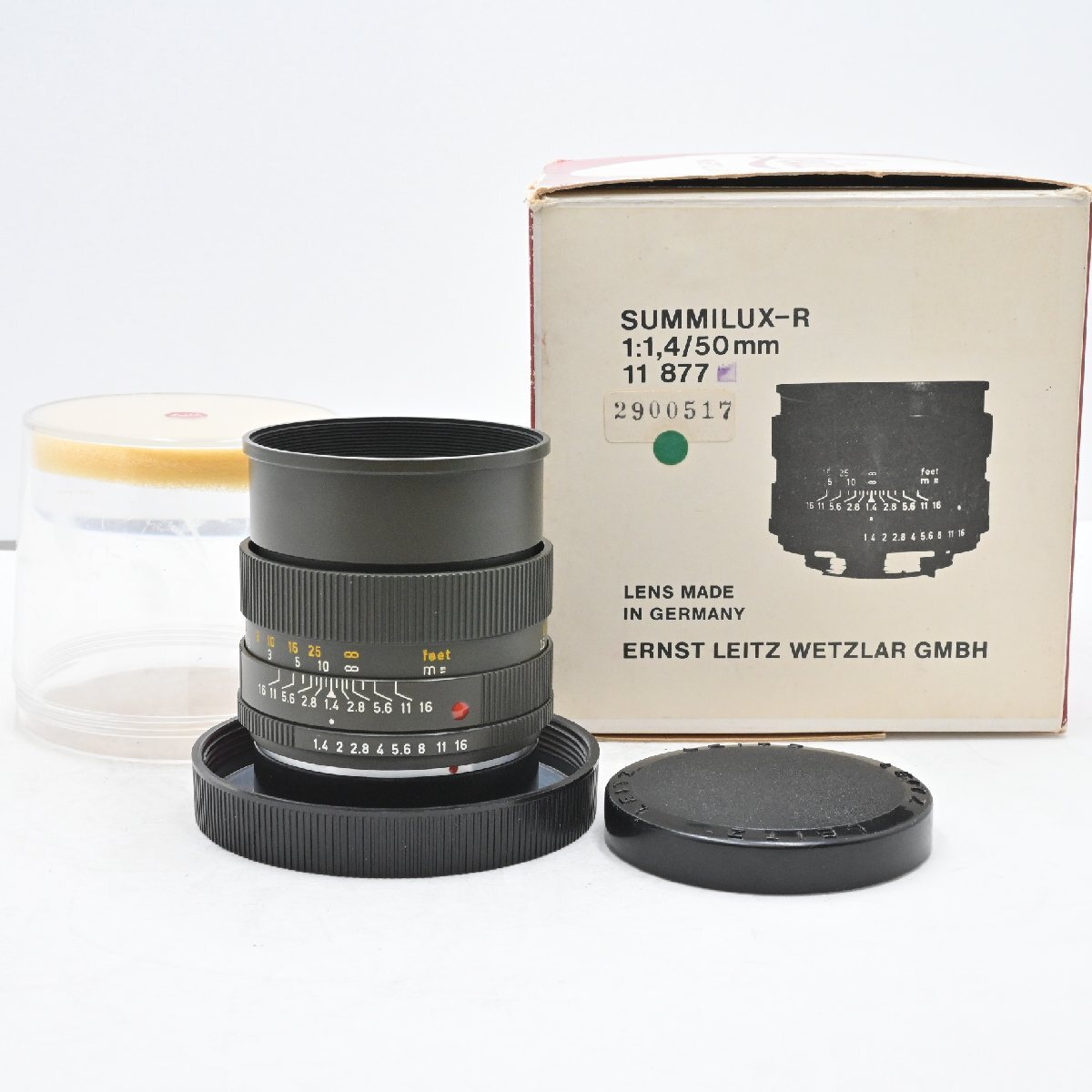 極上品★★★ Leica ズミルックス R 50mm F1.4 (3-CAM)　オリーブ サファリ