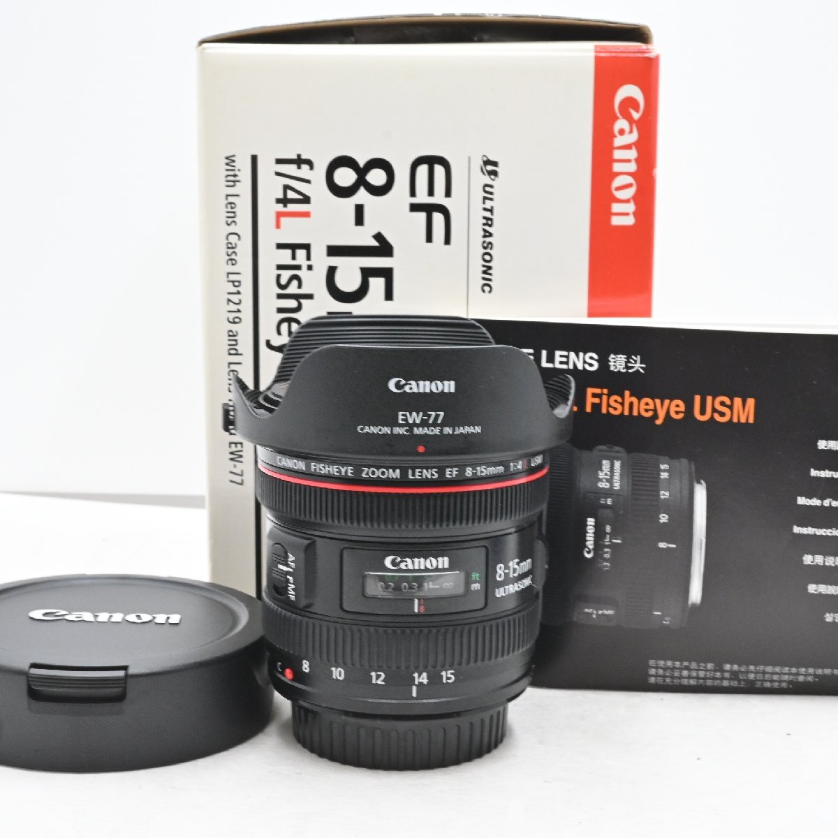 極上品★★★Canon 超広角ズームレンズ EF8-15mm F4L フィッシュアイ USM