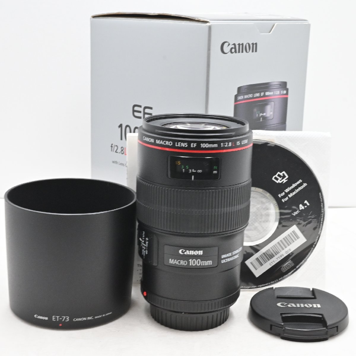 極上品★★★Canon EFレンズ EF100mm F2.8L マクロ IS USM
