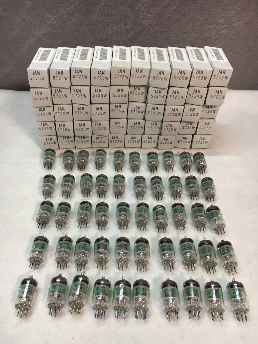 【B139】 真空管 50本セット GE GENERAL ELECTRIC ゼネラルエレクトリック JAN 5725W ELECTRON TUBE