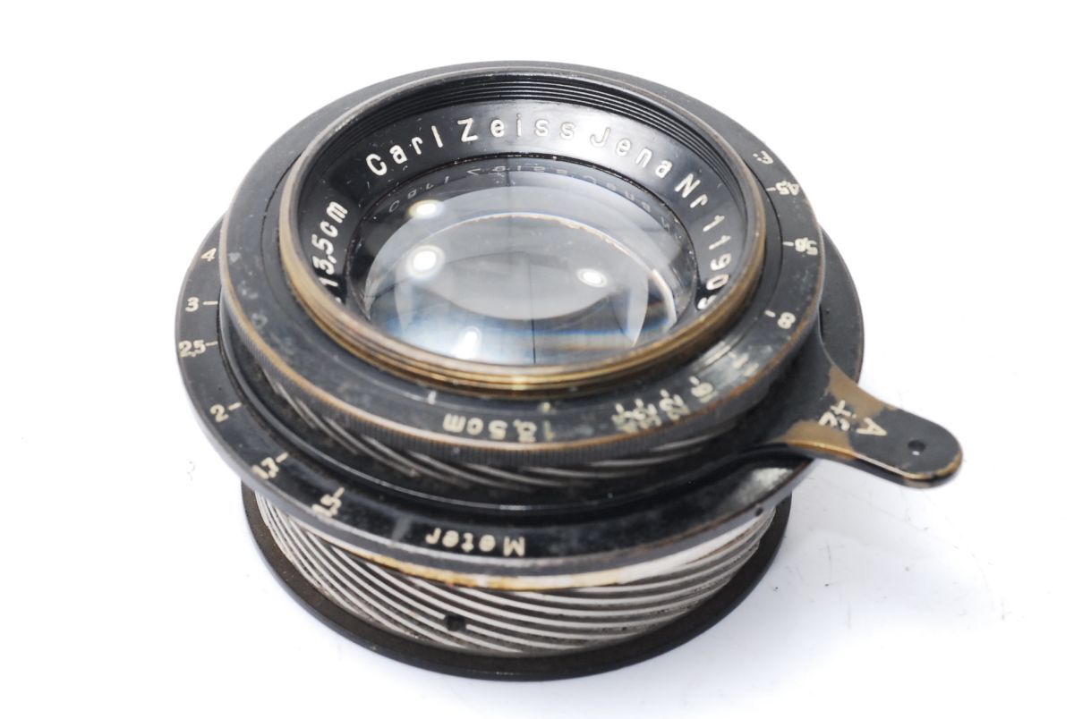★希少品★ カールツァイス Carl Zeiss Jena Tessar 13.5cm F4.5 ★13枚絞り★ ヴィンテージレンズ #C46#101190