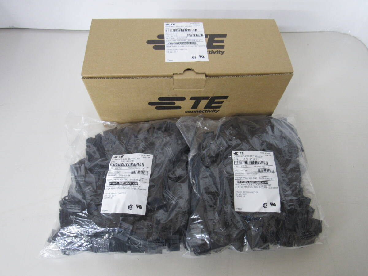 A■未使用■TE(タイコエレクトロニクス)1-1318118-9_200個入り DYNAMIC D-2100 REC HSG 20P ■