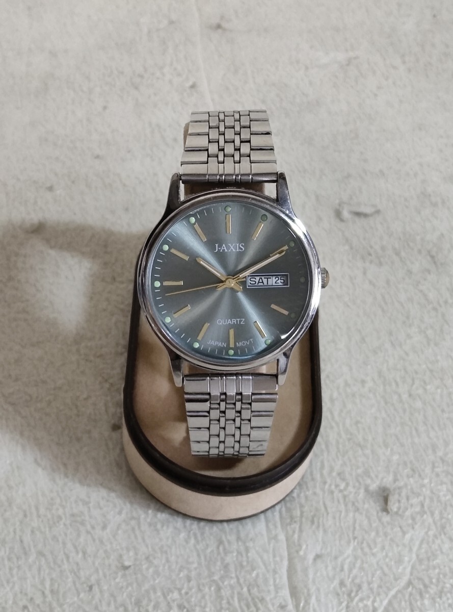 ジェイアクシス J-AXIS レディース 腕時計 アナログ クォーツ デイデイト 動作確認済み