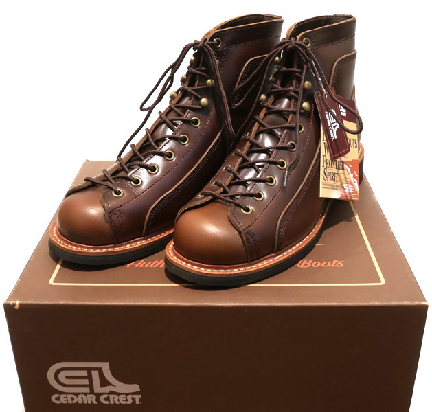 新品 セダークレスト CEDAR CREST CC-1573 ワークブーツ モンキーブーツ LTT ブラウン 茶 26.0 US8 26.0cm ラインマン ワイヤーマン