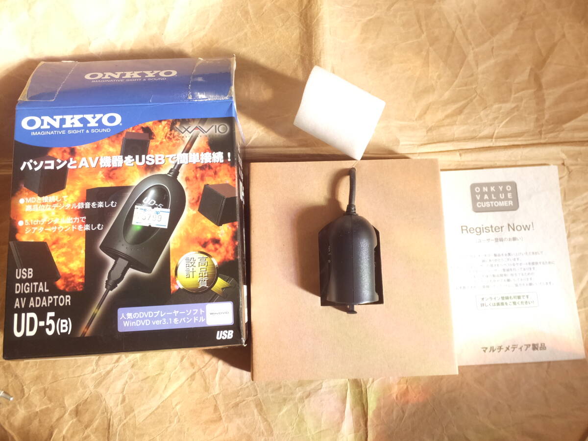 ONKYO UD-5 / USB DIGITAL AV Adapter