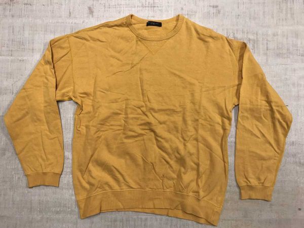 PAYTON PLACE FOR MEN ペイトンプレイス PPFM レトロ オールド 古着 バック刺繍 長袖 スウェット トレーナー メンズ オレンジ