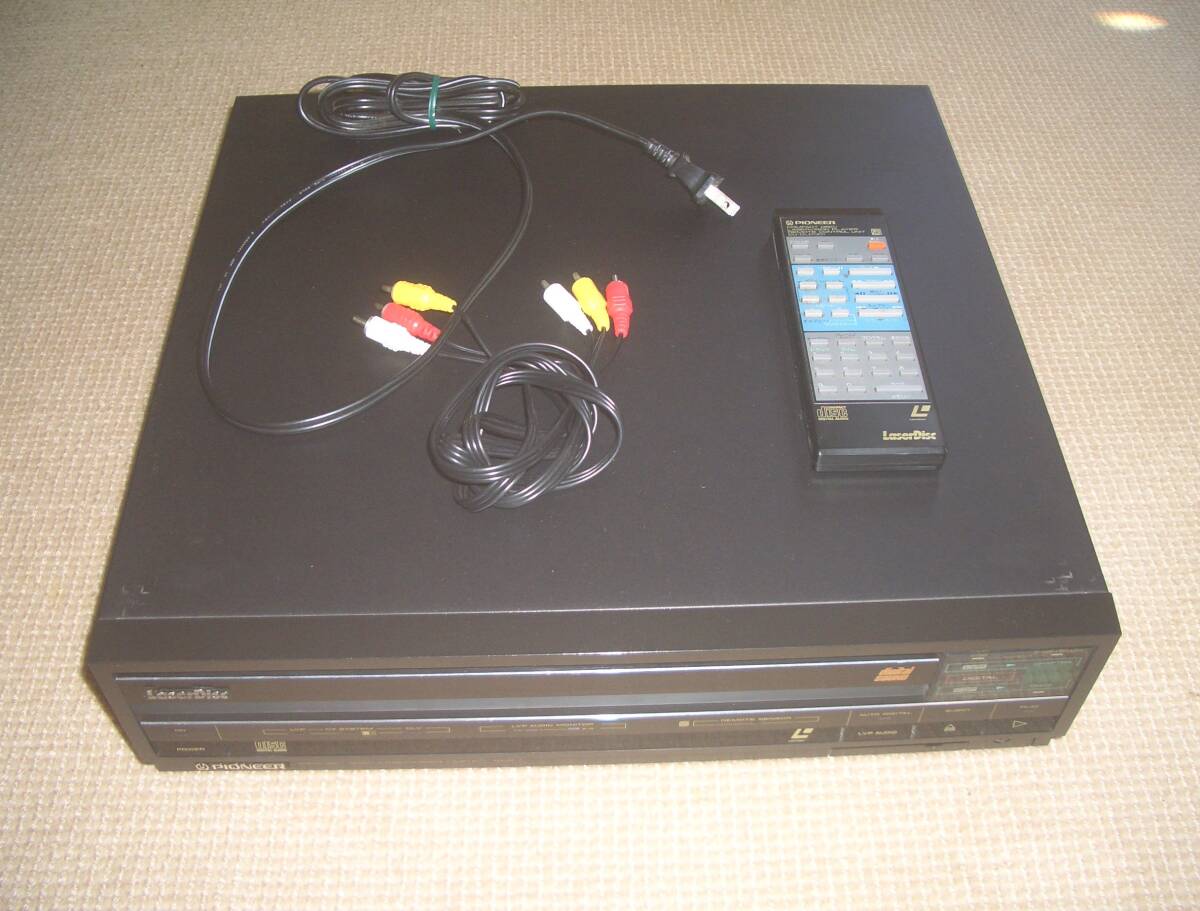 動作保証 Pioneer CDL-7 レーザーディスクプレーヤー リモコン付