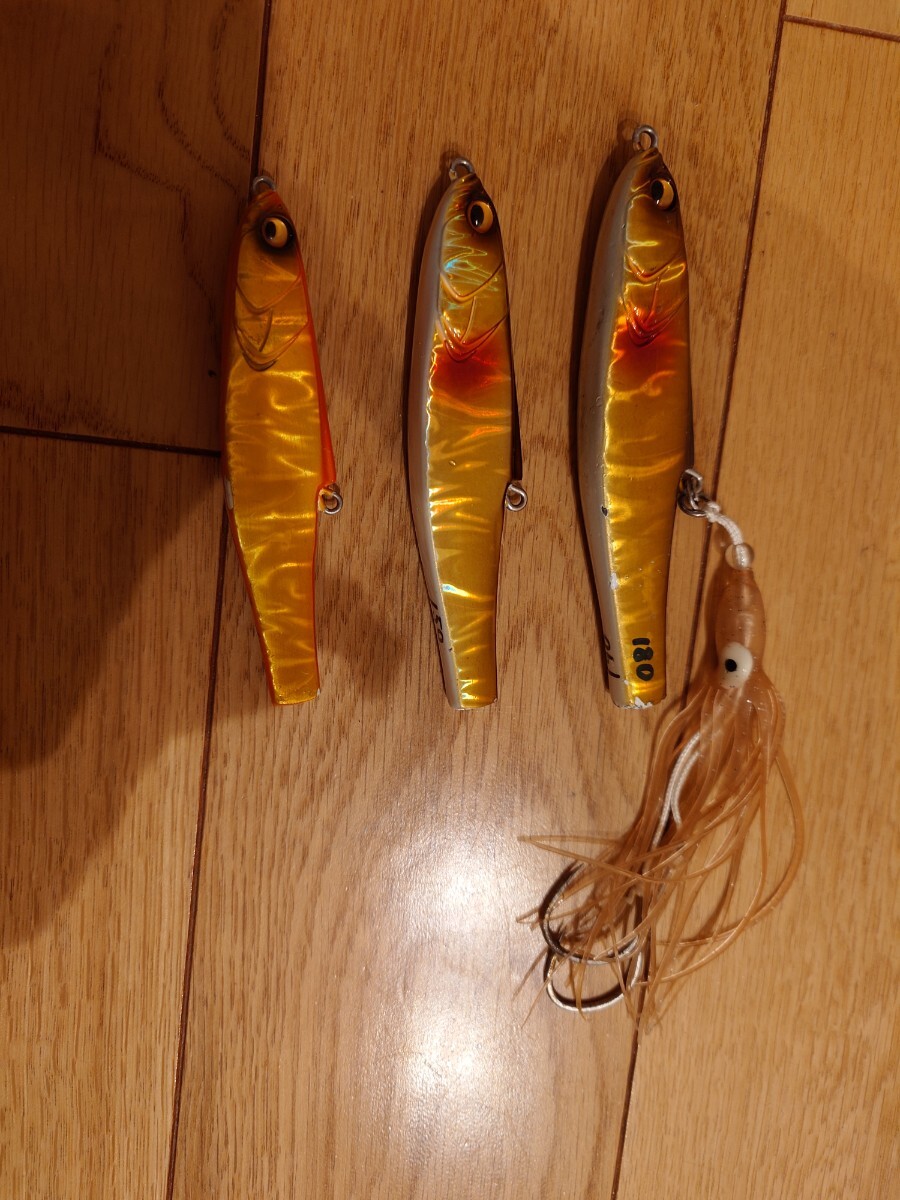 送料込み　メガバス MEGABASS 巻きジグ VOLT ボルト インチク ジギング ジグ　3個セット　120g 150g　180g