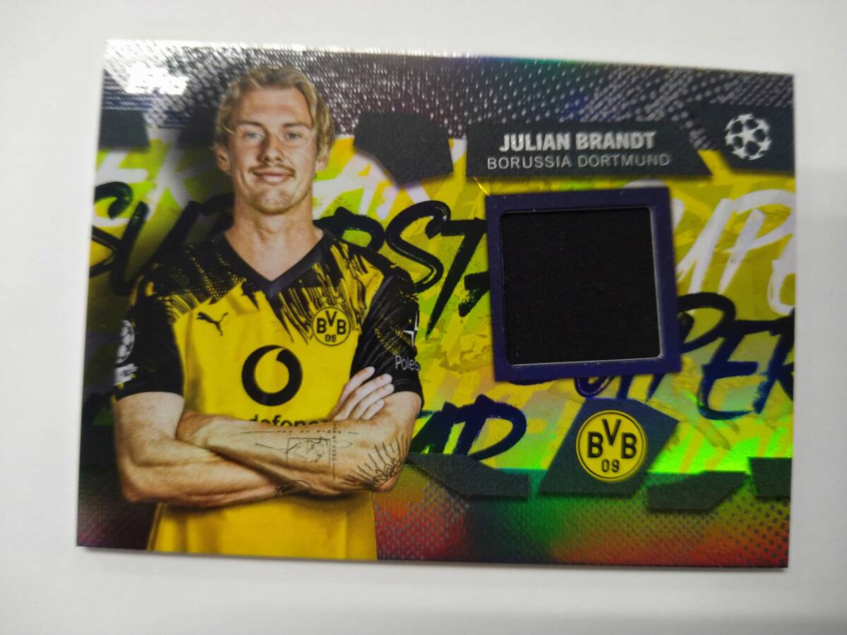 TOPPS 2025-26 UCC TSR-BR JULIAN BRANDT SUPERSTAR RELIC 特価即決 ユリアン ブラント ジャージカード UEFA CLUB COMPETITION