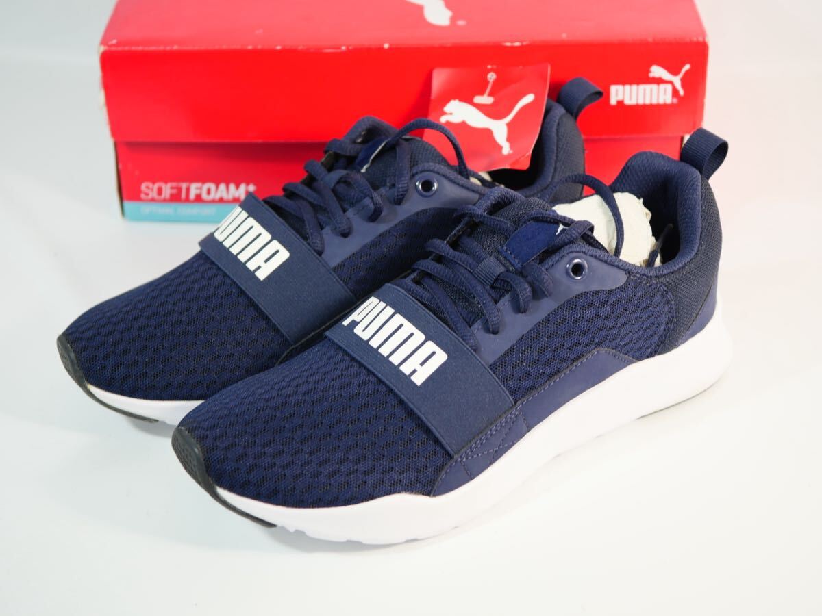 【212-23ミ】PUMA WIRED プーマ ワイヤード スニーカー 箱付き 25.5cm