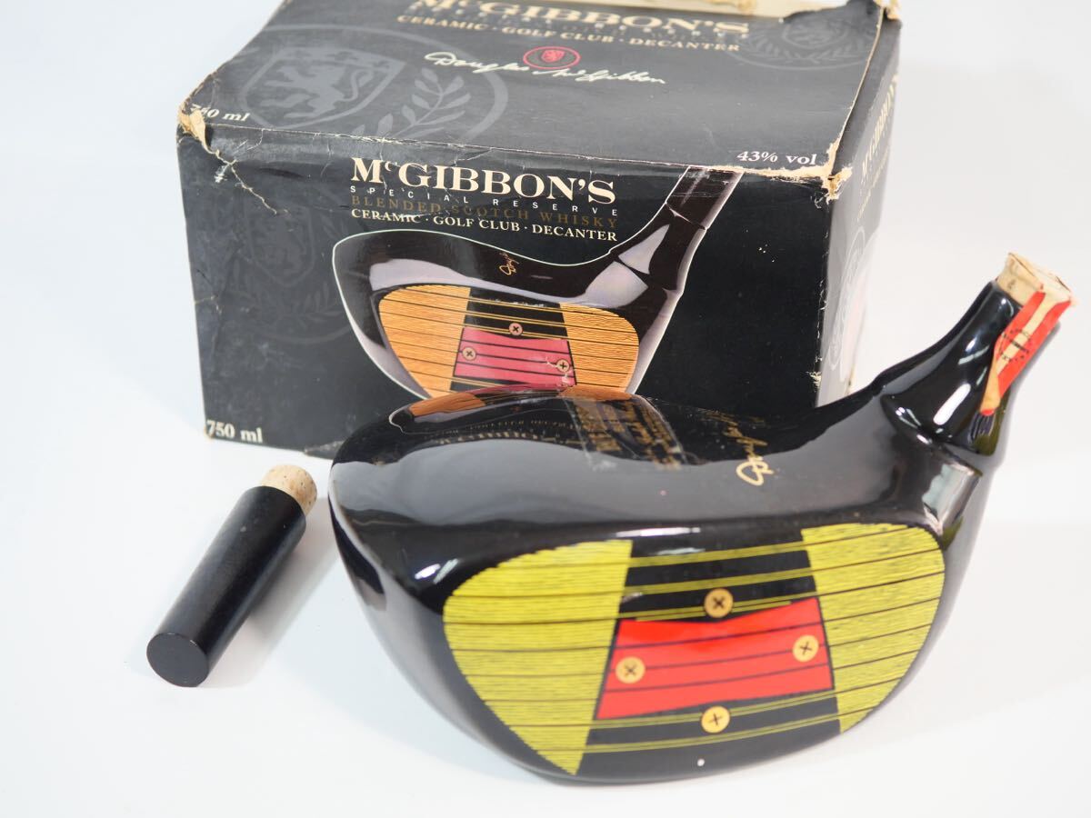 【212-11グ】Mc.GIBBONS マック ギボンズ スペシャル リザーブ ゴルフクラブ 43％ 750ml 未開封
