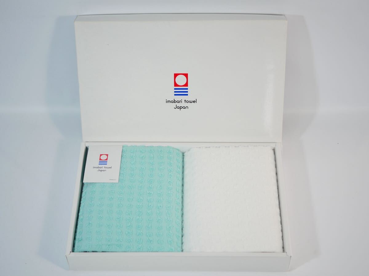 【212-3ミ】 未使用 今治 フェイスタオル ウォッシュタオル 2枚 