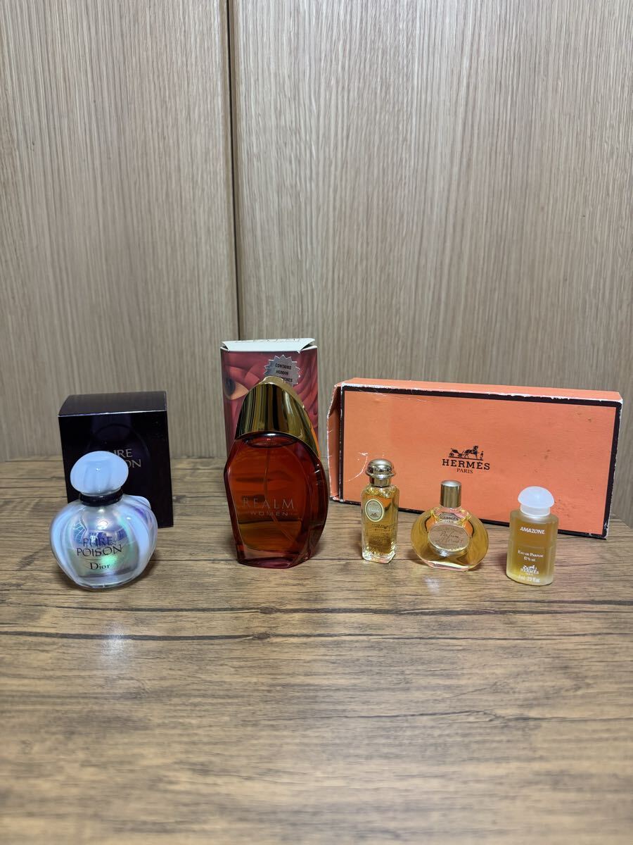 【まとめ売り】 香水 HERMES ミニ香水 Christian Dior ピュアプワゾン オードパルファム REALM レルム ウィーメン オードトワレ J-663