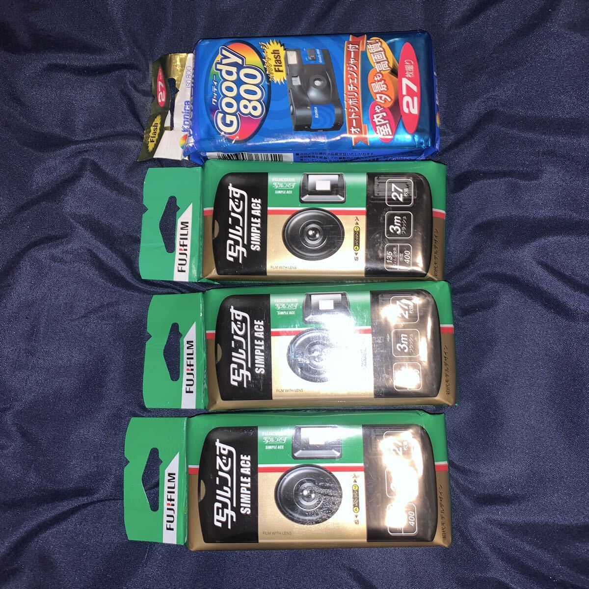 【新品未使用品】まとめ売り4個 写ルンです3個 Goody800１個