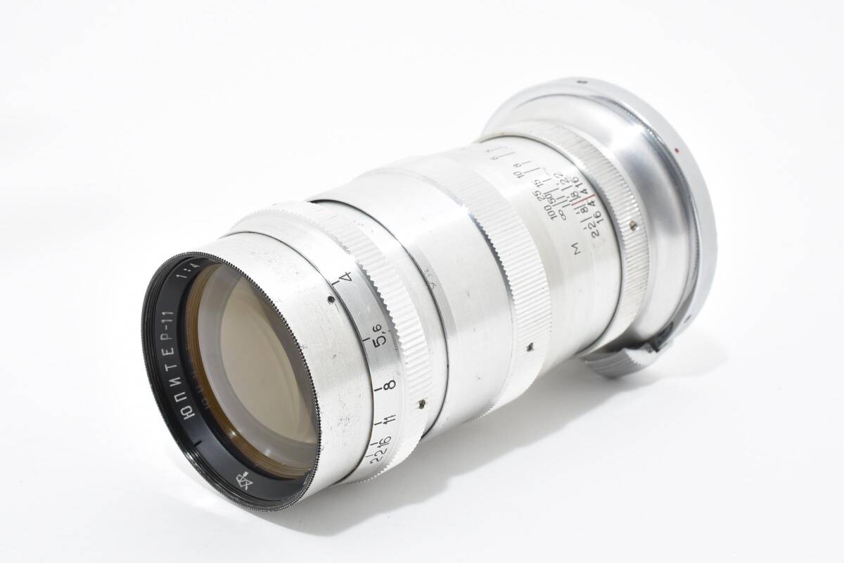 Jupiter-11 Red 135mm f/4 Telephoto Lens for Contax Kiev カメラレンズ　コンタックス　#563
