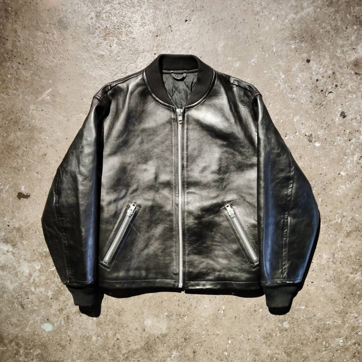 COMME des GARCONS HOMME 93aw レザーブルゾン キルティング コムデギャルソンオム 1993aw AD1993 90s