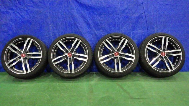 【宮城 塩釜発】中古 タイヤホイールセット 社外品 SHALLEN（シャレン）165/45R16 5.5J 100 +48 タイヤはおまけ ※個人宛発送不可