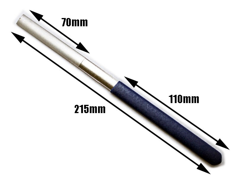◆新品◆300636◆精密ダイヤモンドヤスリ　甲丸　＃800　全長215mm　ヤスリ部分70mm◆