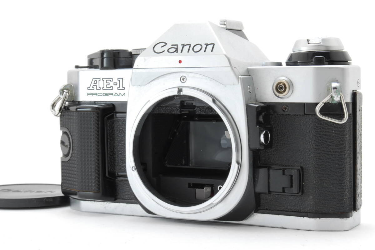 【美品】Canon AE-1 Program Silver 35mm SLR Film Camera Body Only キャノン フィルム カメラ #B-614