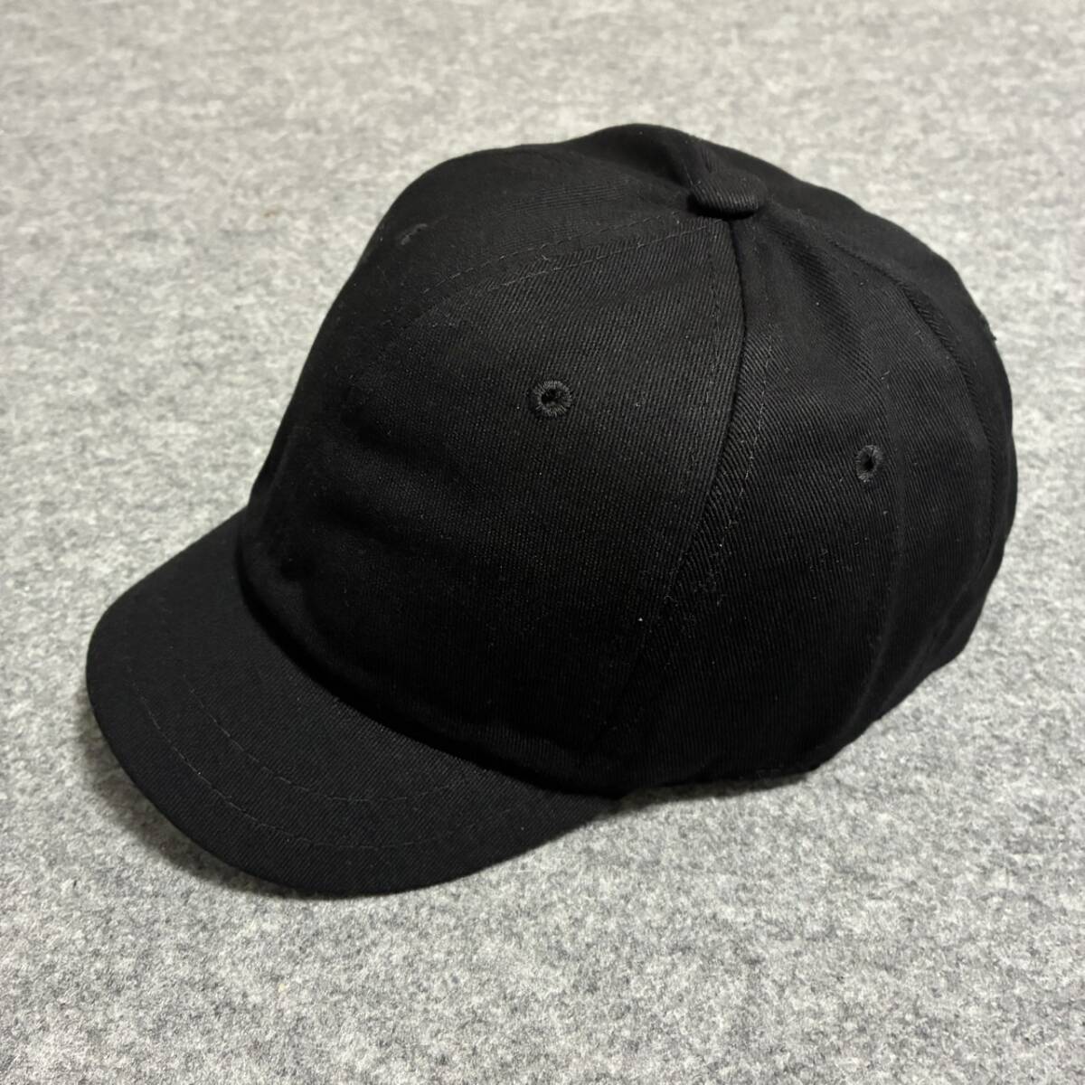BLK 無地 つば短い帽子 メンズ レディース つば短帽子 アンパイア
