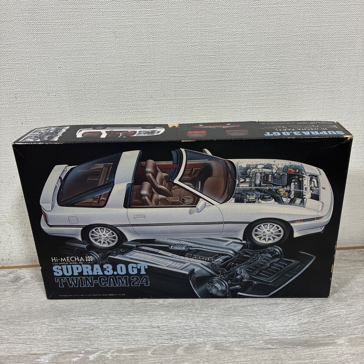 当時物 未組立 フジミ 1/24 トヨタ スープラ 3.0 GT ツインカム 精密エンジンモデル付 24 ハイメカシリーズ TOYOTA FUJIMI supra