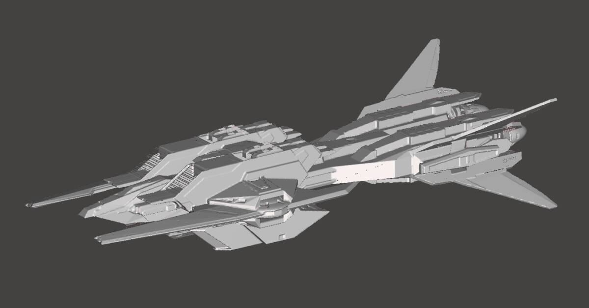 1/1700 プトレマイオス2 3Dプリント 未塗装・未組立 宇宙船 宇宙戦艦 トレミー Ptolemaios 2 Spacecraft Space Ship Space Battleship SF