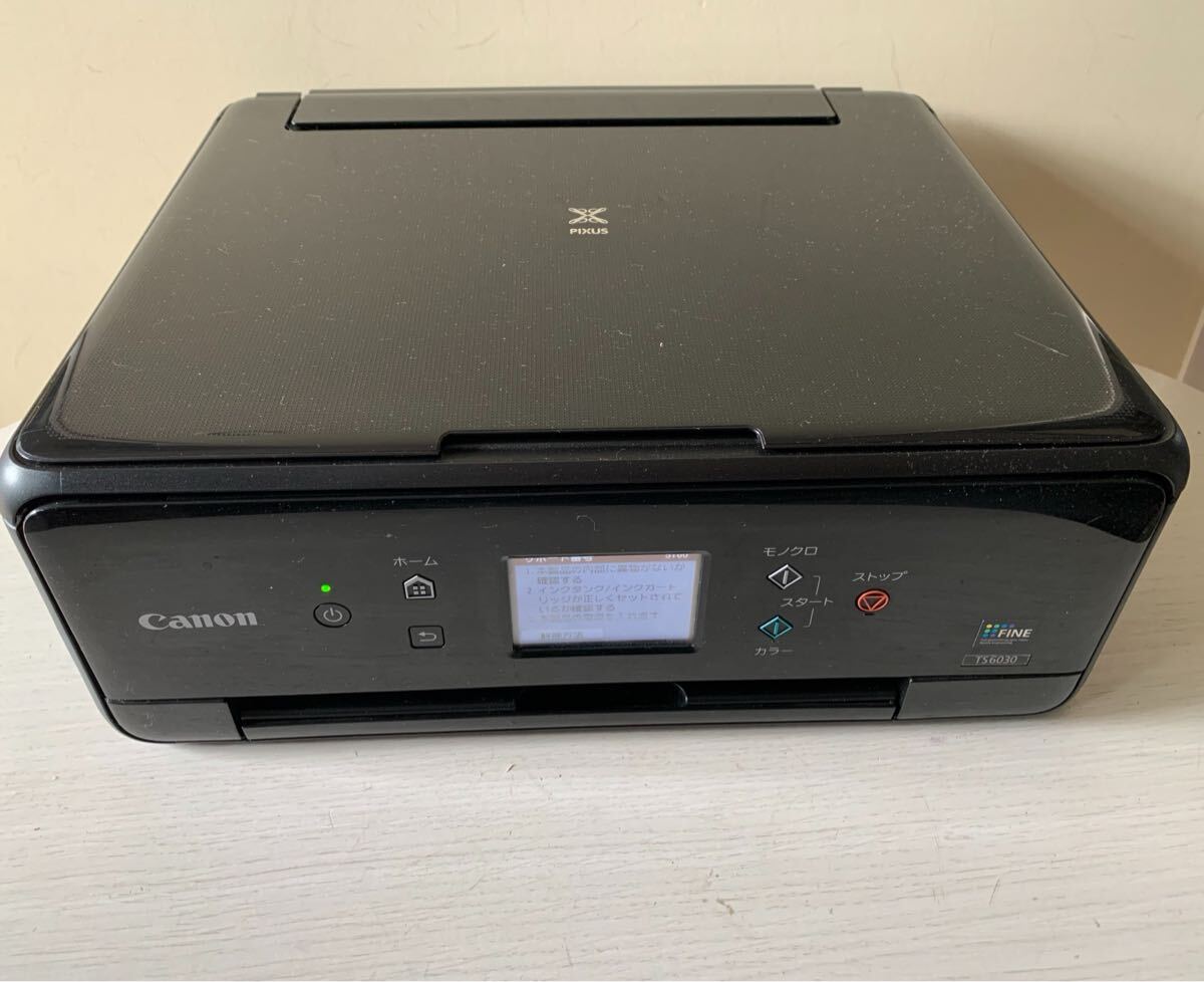 Canon PIXUS TS6030 インクジェットプリンター ブラック