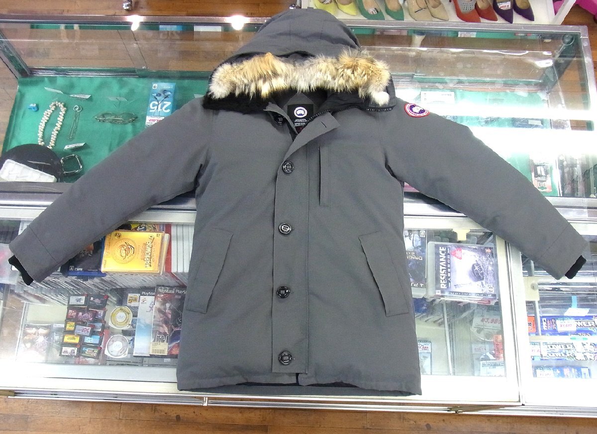 CANADA GOOSE カナダグース JASPER PARKA ジャスパーパーカ ダウンジャケット M/M グレー カーボン 3438JM アウター ファー