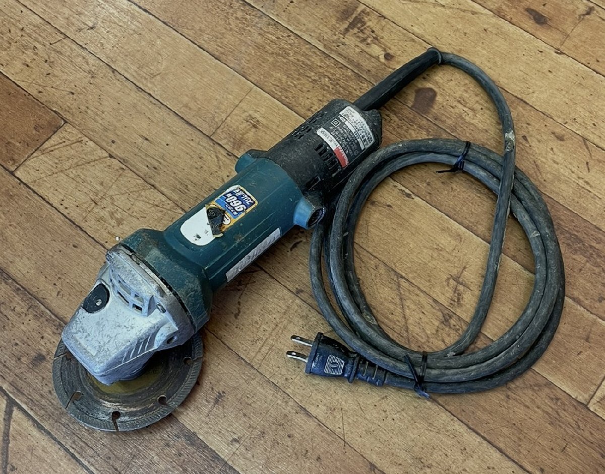 訳あり動作品 makita 9533BSK 100mm ディスクサンダ 集じんカバー欠品 マキタ