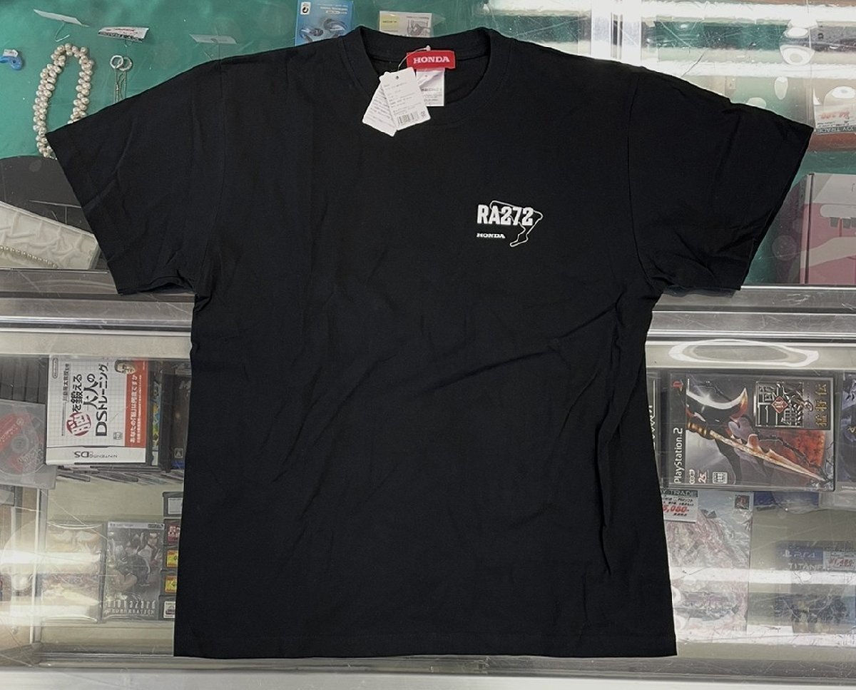 未使用 HONDA 公式 RA272 1965 初優勝60周年 Tシャツ ブラック Lサイズ 半袖 ホンダ